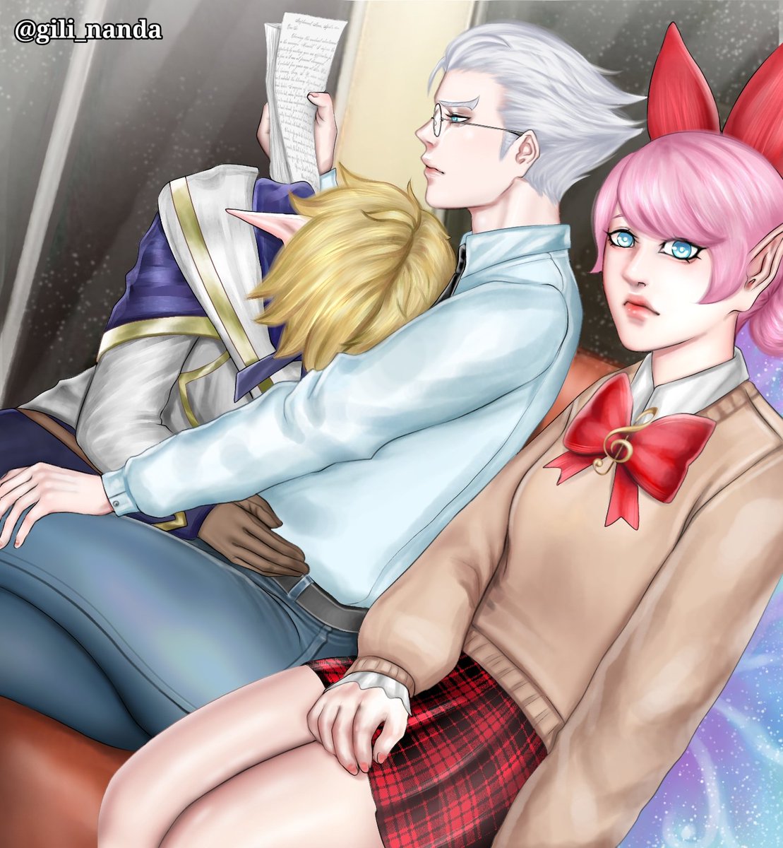 gili_nanda's tweet photo. เงยหน้าก่อนหนุ่ม
#rovfanart #elandorr #paine #krixi https://t.co/ftLtp9AdIO