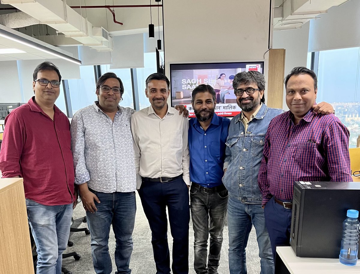 ravi27kant's tweet image. #News18 के साथ सफ़र यही तक …

Thank you ⁦@AMISHDEVGAN⁩ 
⁦@anoopphr⁩ ⁦@PrasoonTayal⁩ 
⁦@JournalistArunn⁩ 

⁦@Network18Group⁩

#Network18