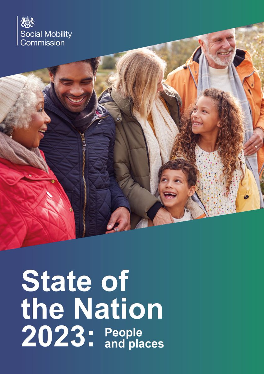 Order a copy of @SMCommission report on social mobility across the UK, in its 2023 annual report, State of the Nation: People and Places -   publicinformationonline.com/shop/394037 #SocialMobility