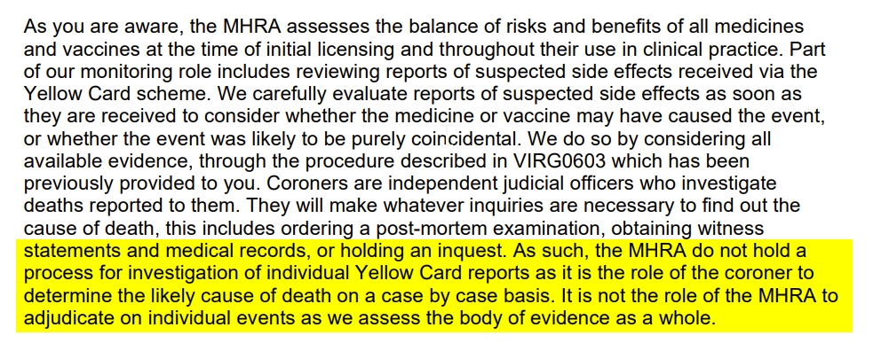 Anyone else find it this astonishing? - @MHRAgovuk is (apparently) one of the world's leading medicines regulators - it approved an entirely novel therapeutic class with no established safety track-record under an emergency provision, to be used in perfectly healthy people -…