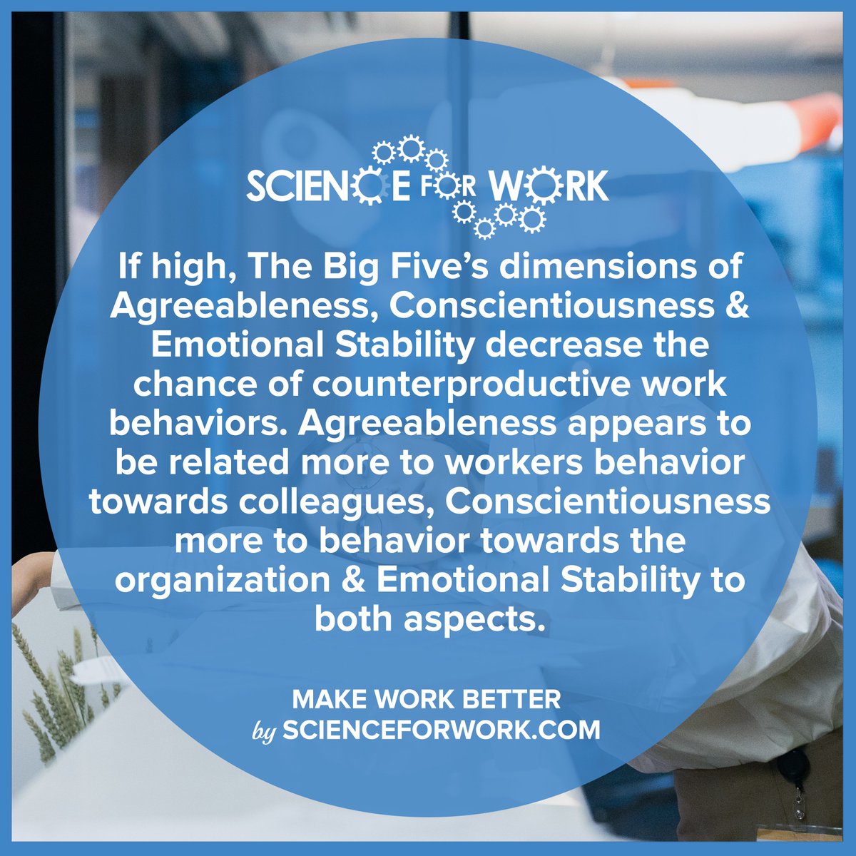 ScienceForWork's tweet photo. #makeworkbetter with #scienceforwork ⚗😁🔍A TIMELY #SFW #ARTICLE FOR YOU!
📖 https://t.co/NiPahRyAnb

Written by Giulia Varagona
Expanded and Edited by @A_J_Halliday

#personality #assessment #theBigFive #HEXACO #traits #work #Assessment #RecruitmentandSelection #BigFive #CWBs https://t.co/PzFpYPA2I2