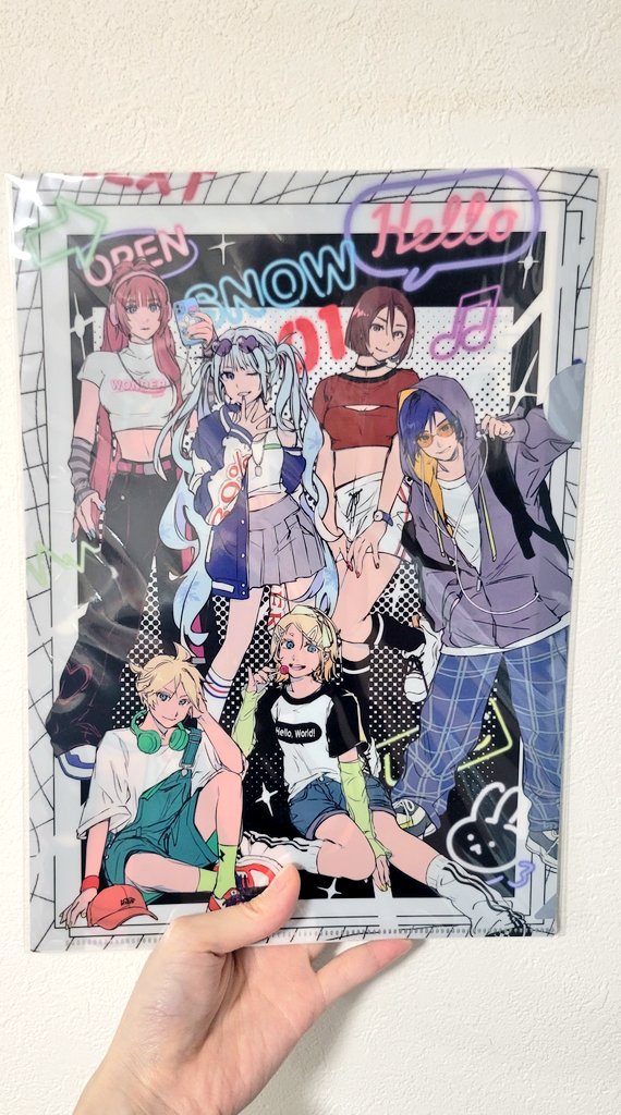 これはKAITOが好みすぎてスカイタウンでうっかり買ったクリアファイル 
