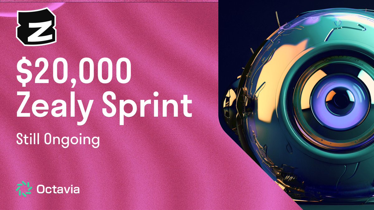 🔔 Final Weeks Alert! 

If you haven't joined Octavia's Zealy airdrop campaign, now's your chance. 

We've recently added new tasks for more rewards. 
Don't miss out! 🔗 zealy.io/c/octavia

#Airdrop