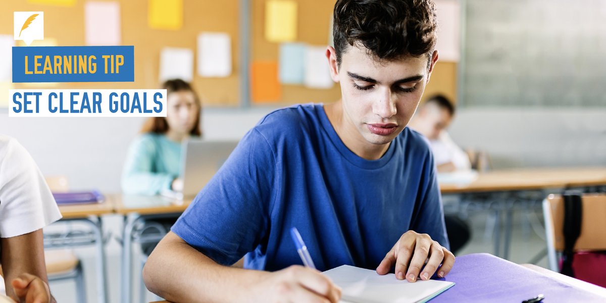 kalvielearning's tweet image. Define specific academic goals to give your learning purpose and direction. Whether it's acing a test, mastering a subject, or improving your grades, clear goals will keep you motivated.

#Kalvie #Goals #LearningTip #Getmotivated #StudyGram #AcademicSuccess #Elearning