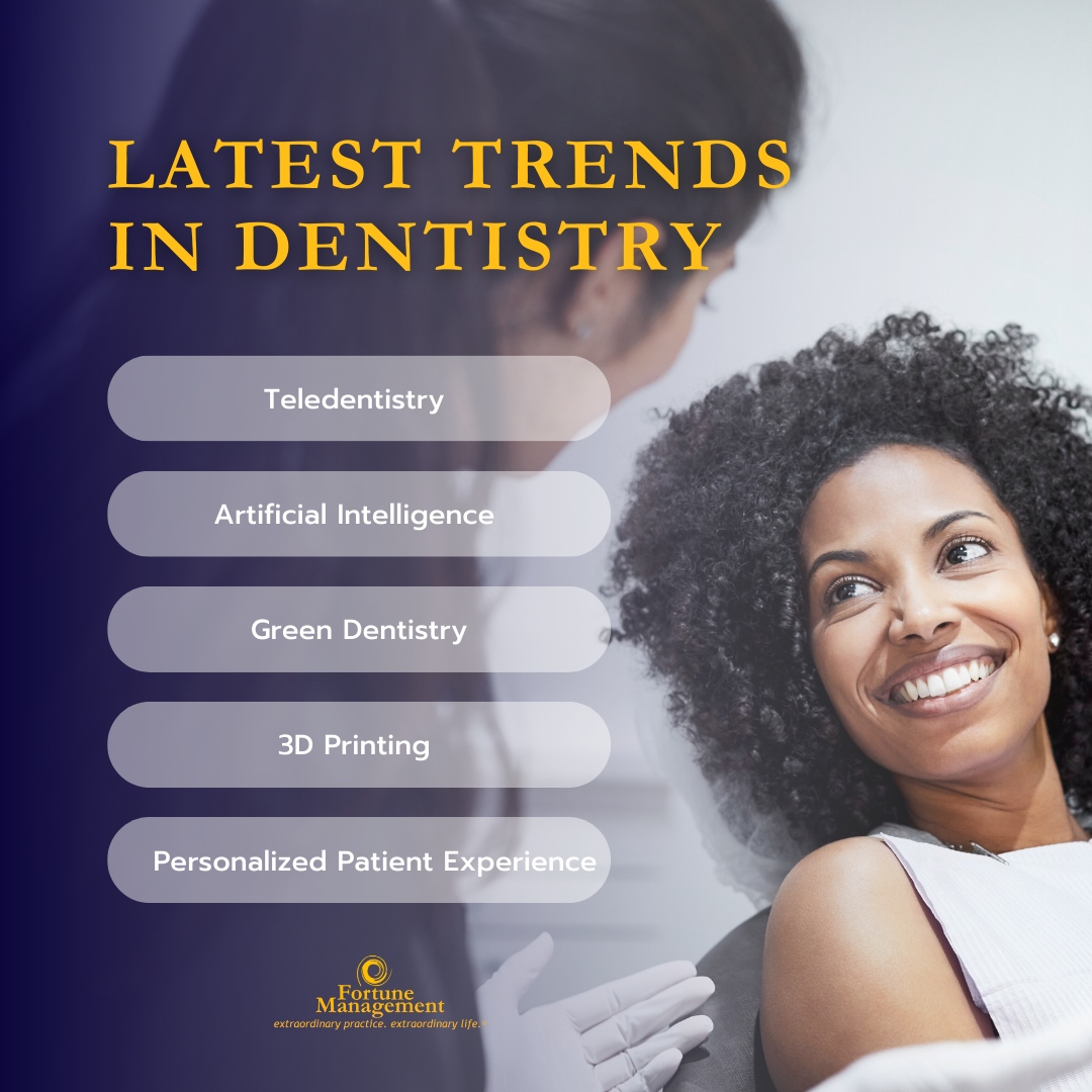 Stay at the forefront of dentistry's evolution! Learn how the latest trends can reshape your practice, attract patients, and drive growth. 

#DentalMastermind #DentalPracticeManagement #DentalCoaching #SouthFloridaDentists #DentalPracticeManagement