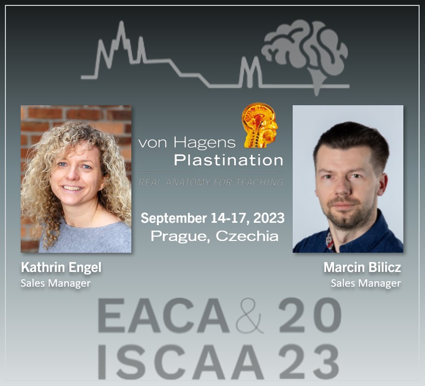 vonHagensPlast's tweet photo. These dates cannot be coincidental! Meet us in Prague from September 14th to 17th for the 14th #ISCAA Symposium and the17th #EACA Conference! Discover our unique specimens at the von Hagens Plastination booth!
#Prague #vonHagens #event #medevent https://t.co/d572LBunDB