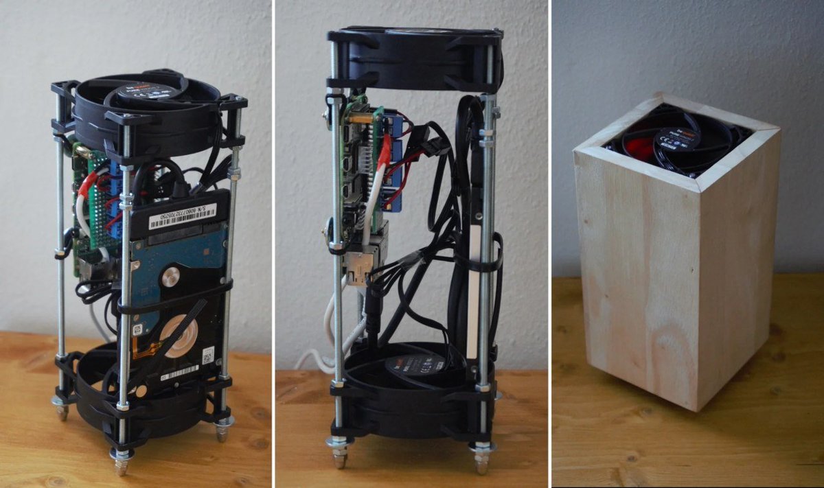 ferr4n98's tweet photo. Raspberry Pi self made home server
#homelab #sysadmin #homeserver #personalserver #raspberrypi https://t.co/HW406cqpqk