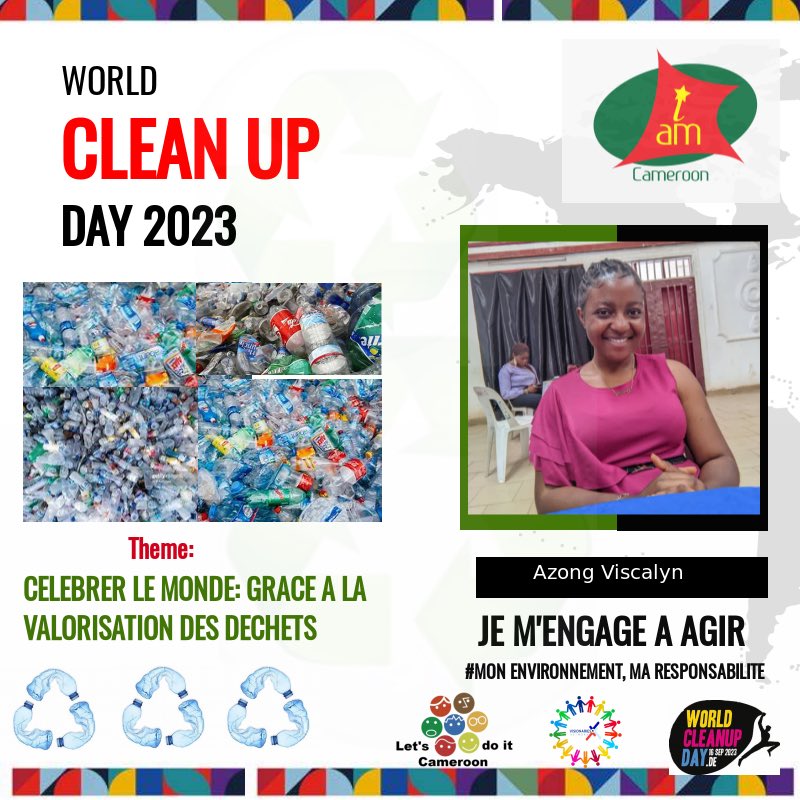 AzongV's tweet photo. It’s my responsibility to make my environment healthy.
#ICommitToAct
@iamcameroon 
@GLOBALVISIONAR5 
#WasteToWealth
#MyEnvironmentMyResponsiblity https://t.co/N8uZb3BkJt