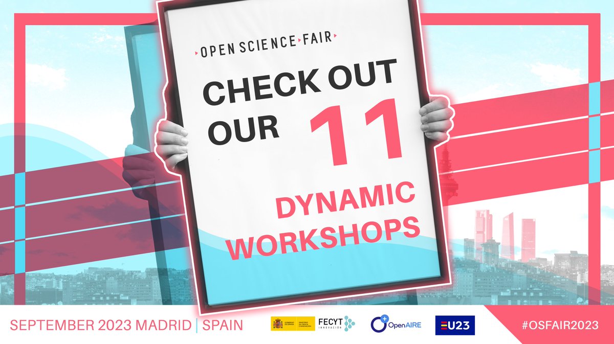 🔜#OSFAIR2023 is two weeks away!
Our programme features 11 dynamic workshops covering key areas of #OpenScience!
Find out more here: bit.ly/3ZaTcmx

#DiamondOA #ScholarlyCommunication #AI #OpenPublishing #FAIRData