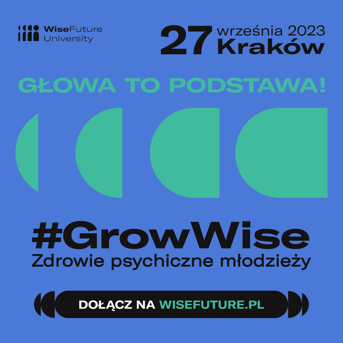 JagiellonskiUni's tweet photo. [#JUevent] W środę 27 września w Instytucie Psychologii Stosowanej UJ na ul. Łojasiewicza 4 w Krakowie odbędzie się wydarzenie „#GrowWise. Zdrowie psychiczne młodzieży" ⤵️ https://t.co/0AUvFrSDEH