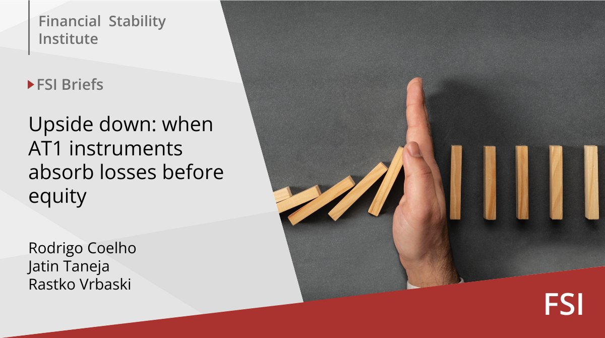 BIS_org's tweet image. Under what conditions may financial authorities write down Additional Tier 1 instruments before the wipe-out of equity? #AT1 #FinancialStabilityInstitute bis.org/fsi/fsibriefs2…
