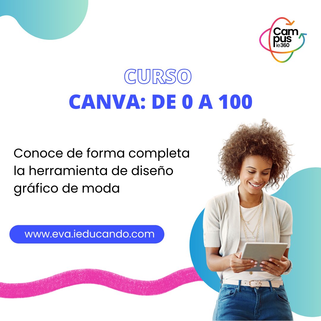 📢Lanzamos NUEVO CURSO

Descubre la herramienta de diseño gráfico de moda entre la comunidad docente para crear recursos multimedia, <a href="/CanvaEdu/">Canva Education</a> 🤩

Súmate al boom del diseño educativo 🔝🔝 
ieducando.link/Curso-Canva

#claustrovirtual #docentes #formación #canva