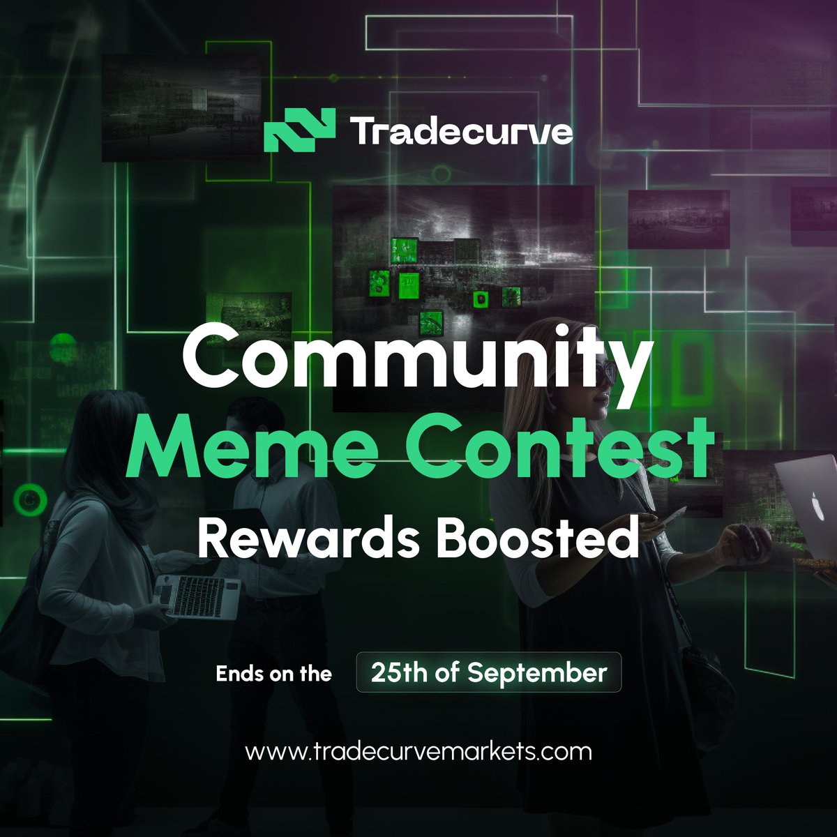 Tradecurveapp's tweet photo. 🔥 BIG NEWS: #TradeCurveMemeFest - Rewards BOOSTED! 🔥

Meme creators here's more to win! 🎉
🥇 1st: $250 in $TCRV
🥈 2nd: $150 in $TCRV
🥉 3rd: $75 in $TCRV

📅 Ends: September 25th

Craft your meme and reply to THIS tweet with your entry. 
Don't forget to tag @TradeCurveApp https://t.co/WY8eUvqW5P