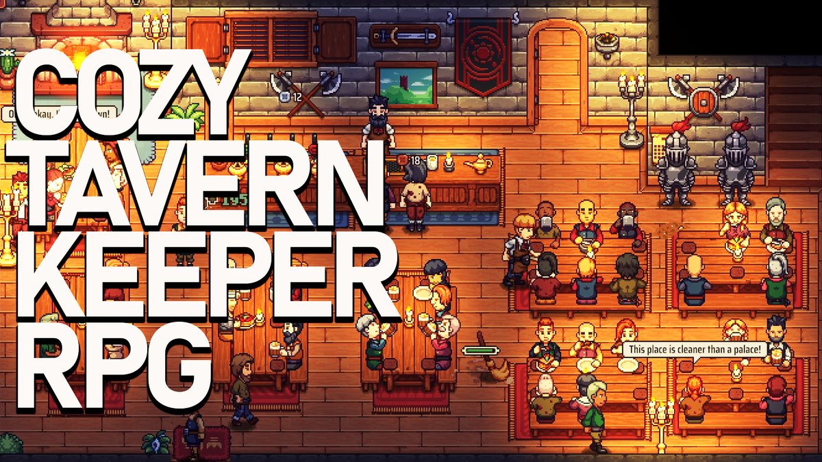 kaganath_ch's tweet photo. Today, we're going to be checking out a Cozy Little Tavern Keeper RPG called Travellers Rest.

If you're looking for a game inspired by Stardew Valley, this one might be for you.

#TravellersRest 🍺
https://t.co/yoCUsrHq16 https://t.co/I19HtKKuN3