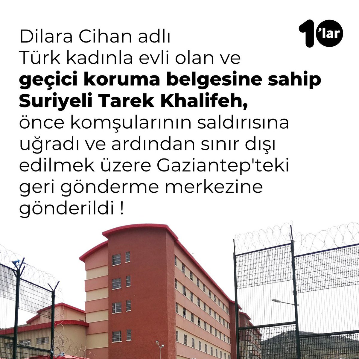 10larMedya's tweet photo. Türk bir kadınla evli, geçici koruma kimliği, düzenli bir işi, sigortası ve çalışma belgesi var.

"Lütfen bu hatadan dönülsün ve eşim gönderilmesin.” https://t.co/SmXVCEk77z