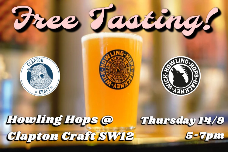 ClaptonCraftSW's tweet image. Ahoy Balham!

Join us and @HowlingHops from 5 on Thursday to run through a selection of their cracking beers brewed right in the heart of Hackney Wick.

As reliable as they are inventive, we're pumped to be hosting them. You'd be literally howling to miss it.

#SW12 #Balham