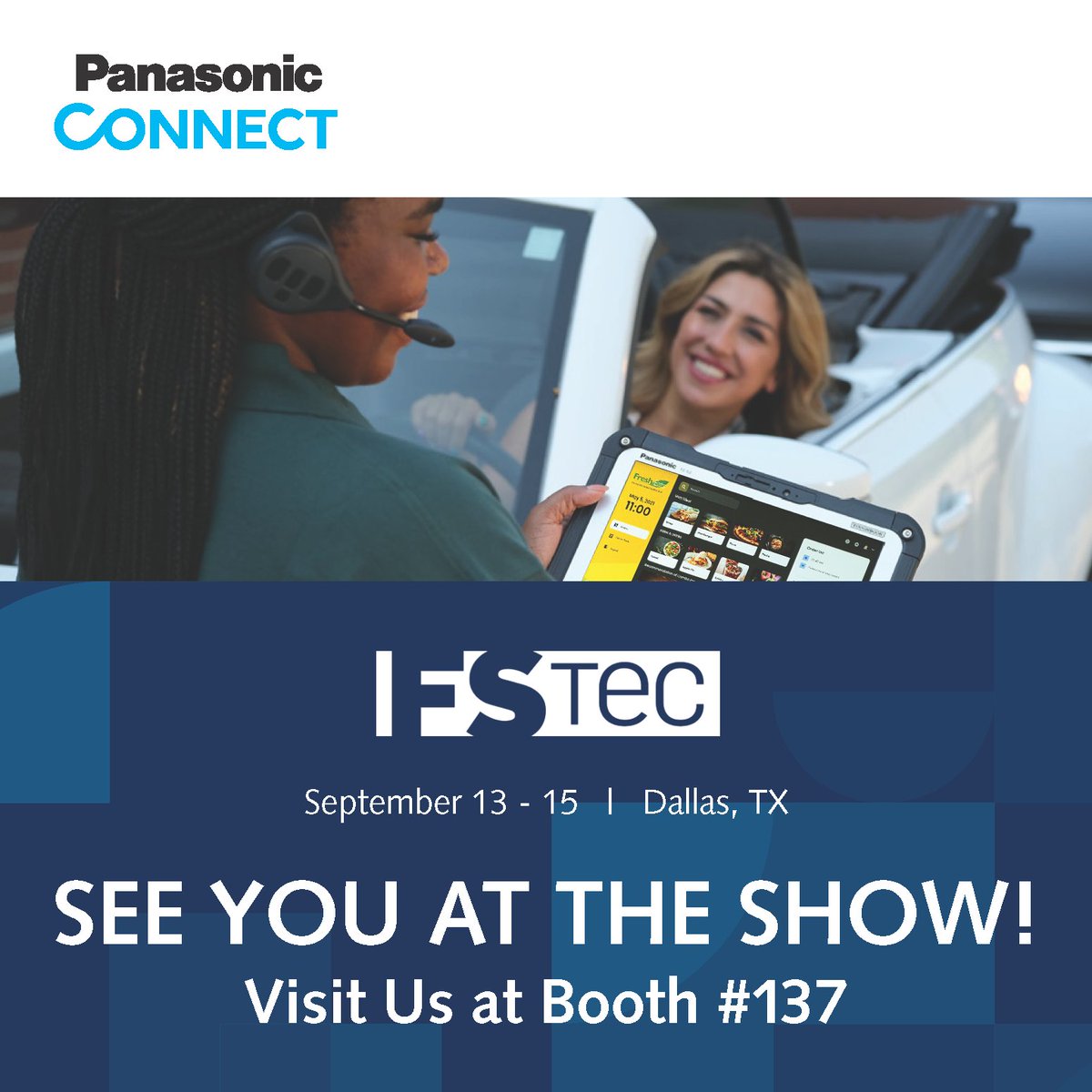 Looking for a Drive-Thru Communication System with super clear sound quality?

Hear for yourself at #FSTEC! Visit #PanasonicConnect at Booth 137.

#restaurant #technology #DriveThru #AttuneHD #qsr #fastcasuals