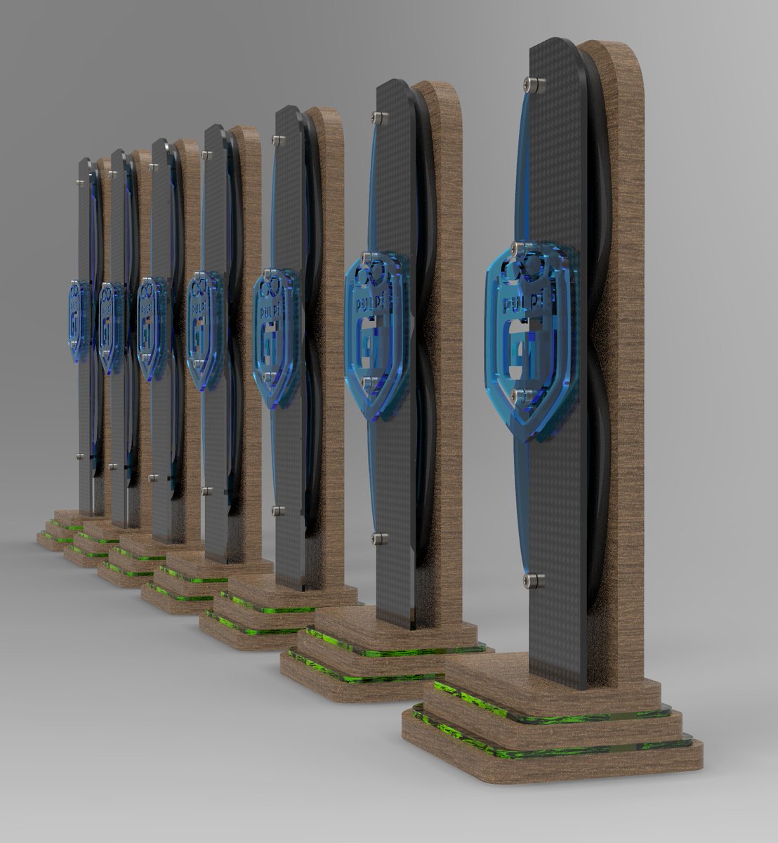 No tiene ningún tipo de sentido la parrilla de pilotos que tenemos confirmados para esta edición del #GTPulpi.

Mañana a las 11:00, desvelamos al primero que luchará, presencialmente, por llevarse uno de estos maravillosos trofeos de <a href="/MotorsWorld/">mow.club</a>.