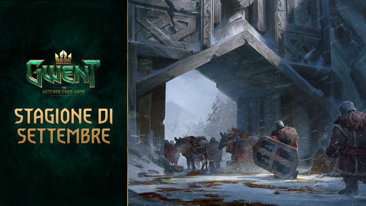 Diamo il via alla Stagione di Settembre! Assieme al nostro ultimo drop di carte, Heritage, abbiamo tanti cambiamenti in arrivo per le carte già esistenti e una raffinata selezione di modalità stagionali scelte per voi!

Lista delle modalità stagionali: gwent.ly/StagionediSett…