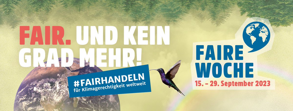 hhmachdichfair's tweet photo. Während der #fairenwoche finden zum Thema FAIR. UND KEIN GRAD MEHR! in #hamburg über 50 Events zum Thema #klimagerechtigkeit statt. https://t.co/SR93F24wkX