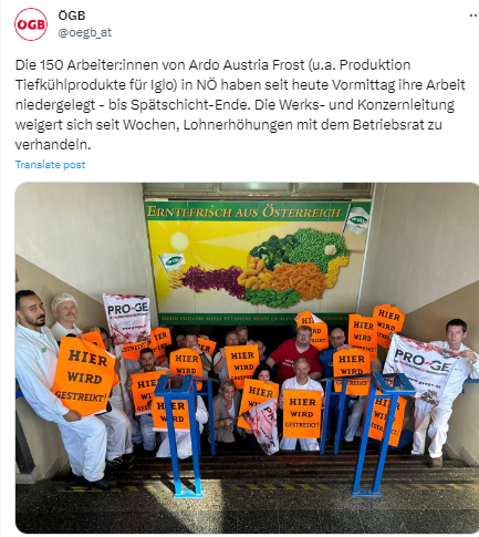 acv_csc_europe's tweet photo. 📢Vollste #Unterstützung &amp; #Solidarität aus #Belgien mit den Kolleg:innen des @oegb_at aus #Niederösterreich!✊ @ACVLimburg  https://t.co/YkPNkkw1bE https://t.co/IY7ii78Y0s