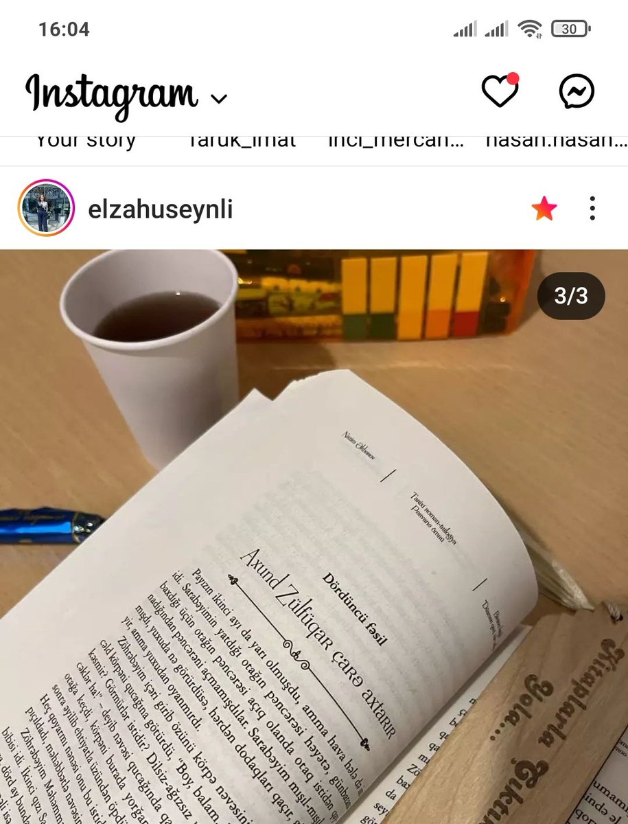 #pervaneömrü Kitabım haqqında xoş sözlər, rəy və təkliflər bildiren oxucularımın hər birinə təşəkkürlərimi bildirirəm.
Oxucum Elza Hüseynliyə xoş sözləri üçün təşəkkür edirəm.
İnşallah, yaxın zamanda 2-ci cild, ardınca 2-ci kitab nəşr olunar, dualarınızla.
