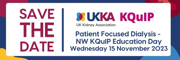 ThinkKidneys's tweet photo. Join us for a day of insights, collaboration & empowerment at the Patient Focused Dialysis - North West KQuIP Education Day!
Stay tuned for updates on speakers, sessions, and registration details.
Save the date & spread the word🩺💪 #PatientFocusedDialysisNW #KQuIP #SaveTheDate https://t.co/uQEB0kibLz