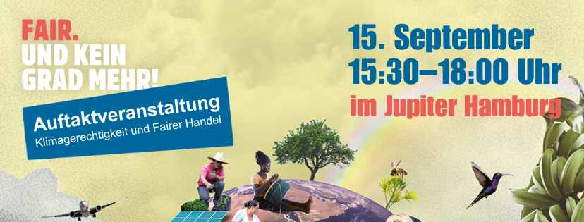 hhmachdichfair's tweet photo. #Klimagerechtigkeit und Fairer Handel –
wie machen wir Ernährung zukunftstauglich? Wir eröffnen die #FaireWoche mit einer Podiumsdiskussion im Rahmen des 1. Hamburger Foodfestivals „Open Mouth“. Wann: am 15.09/15:30 Uhr, wo: Jupiter Hamburg, Mönckebergstraße 2-4, 20095 Hamburg https://t.co/l0Mmm485NA
