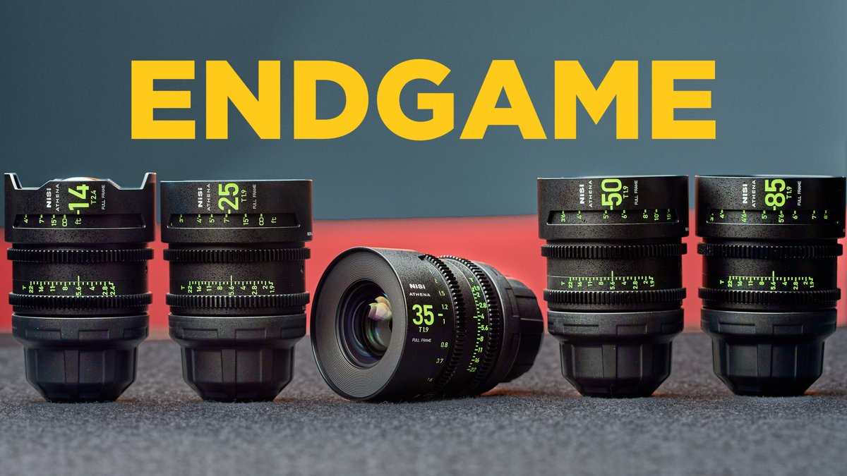 New Video!
ENDGAME Budget Cinema Lenses - NiSi Athena Lens Review
youtu.be/9n7mZdyG1HI