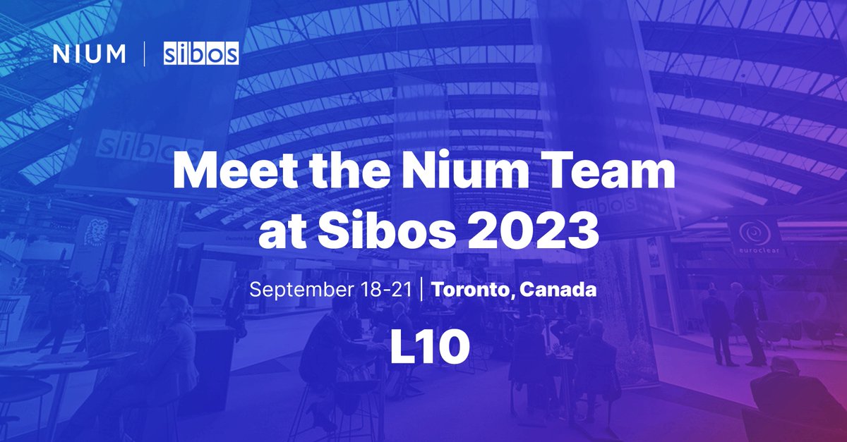 🚀 We're gearing up for @Sibos #Toronto! Don't miss Mike Bermingham, Nium’s Co-founder & CBO, present at #Sibos Exhibitor Stage on 21st Sep, where he will shed light on how real-time payments are transforming financial transactions worldwide. Let's chat: lnkd.in/g9TGnVeD