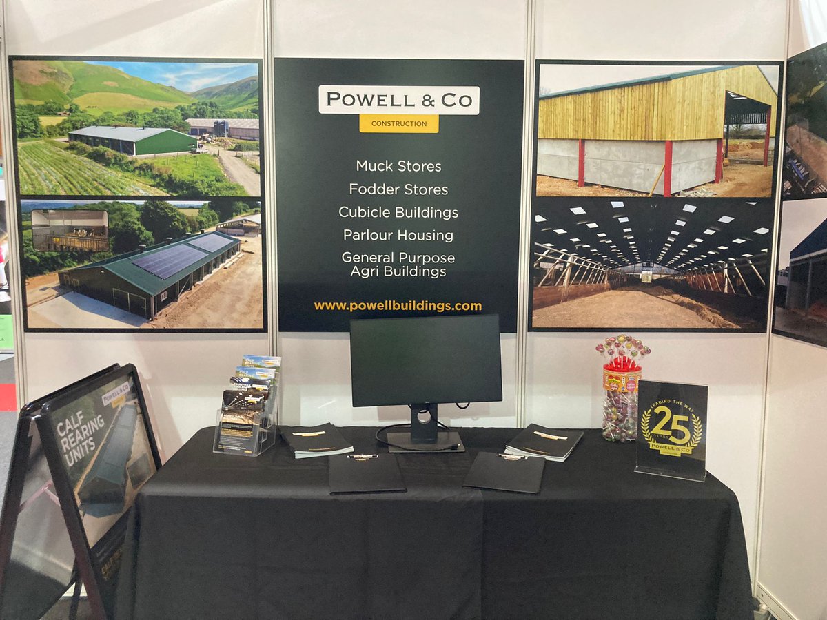 We are set up and ready for UK Dairy Day tomorrow at Telford to showcase our calf rearing units, agricultural buildings and poultry housing. #UKDairyDay <a href="/UKDairyDay/">UKDairyDay</a>