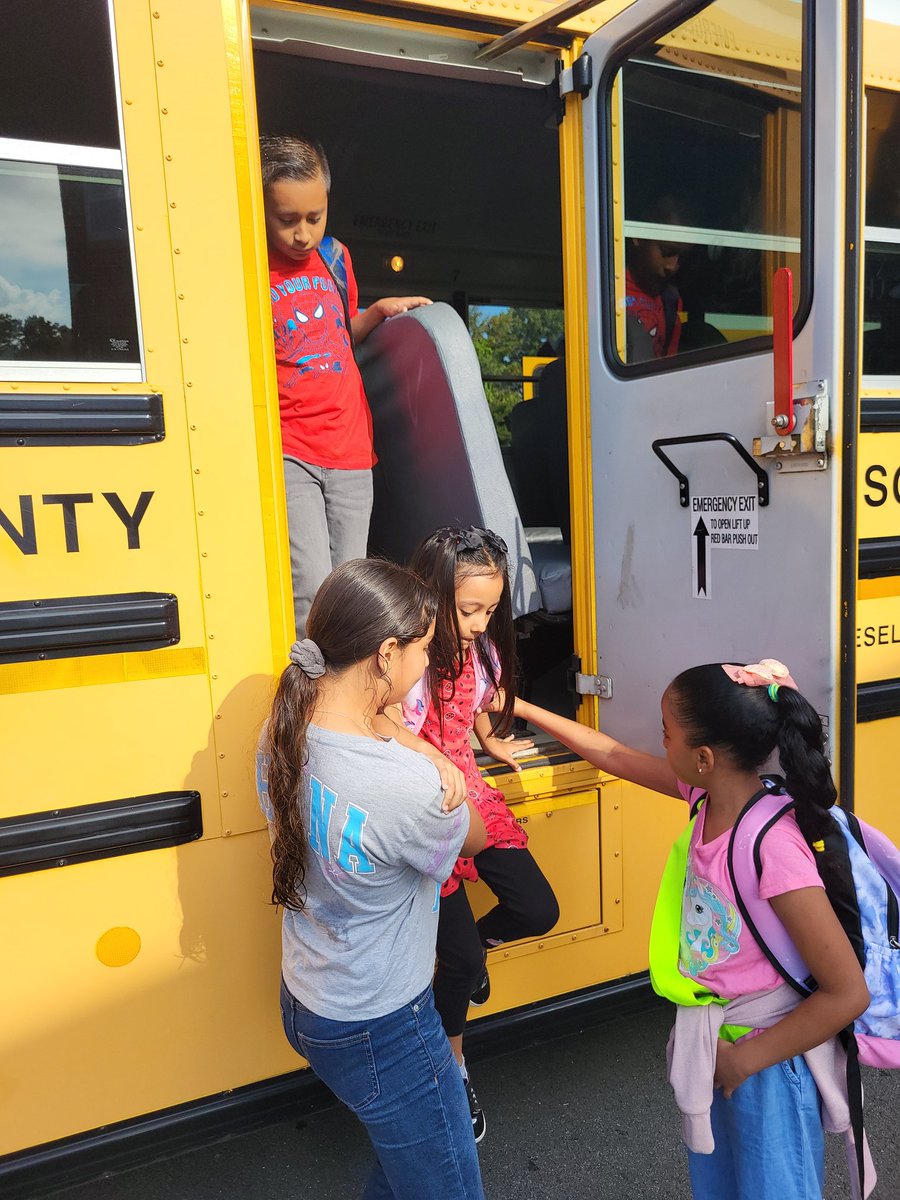 Kids did a great job during bus drills