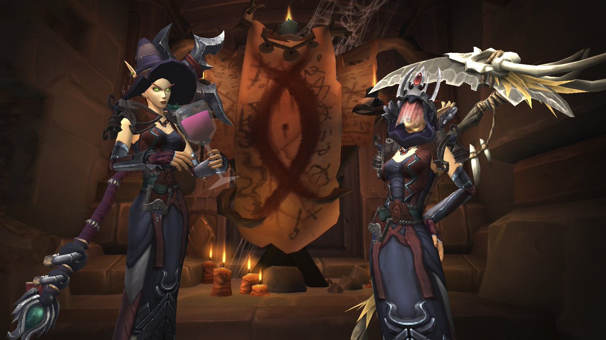 RaiderIO_WoW's tweet photo. This week's winner of Transmog Thursday is @Migdalah07! 

A fully equipped witch - bubbling cauldron, wicked spirits - the works!

We'll be back on Thursday with a new theme and another chance to win a prize! https://t.co/ZRmOJArdjM