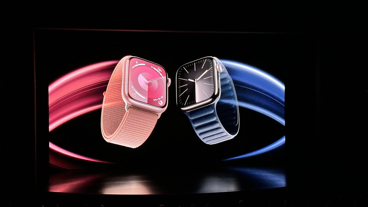 spin9's tweet photo. เปิดตัว Apple Watch Series 9 

ดีไซน์เดิมเหมือน Series 8 อัปเกรดชิพเป็น S9 ที่แรงขึ้นกว่าเดิม (Apple ไม่ได้อัปเกรดประสิทธิภาพของชิพใน Watch มาหลายปีแล้ว)

#AppleEvent https://t.co/pkJeVi4myd