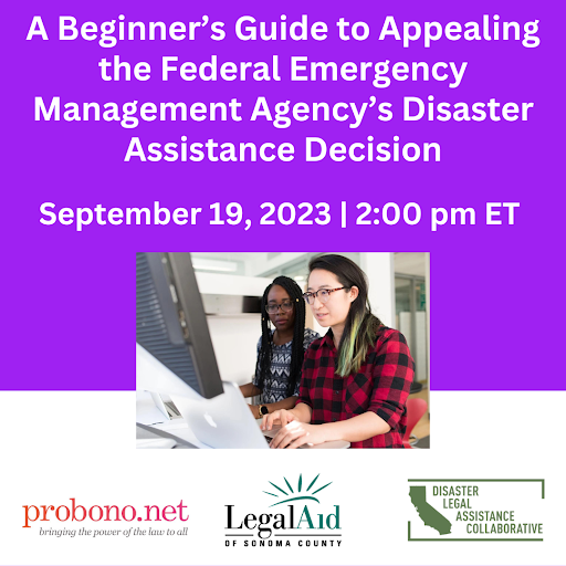 scalejustice_'s tweet photo. Climate disasters are happening year-round and it’s never too late to prepare. PBN invites you to join our free national training on the FEMA appeals process to support survivors in their recovery path. https://t.co/4I5o3dgKF1

#DisasterJustice #DisasterRecovery #FEMAHelp https://t.co/XAiWhw6xGQ