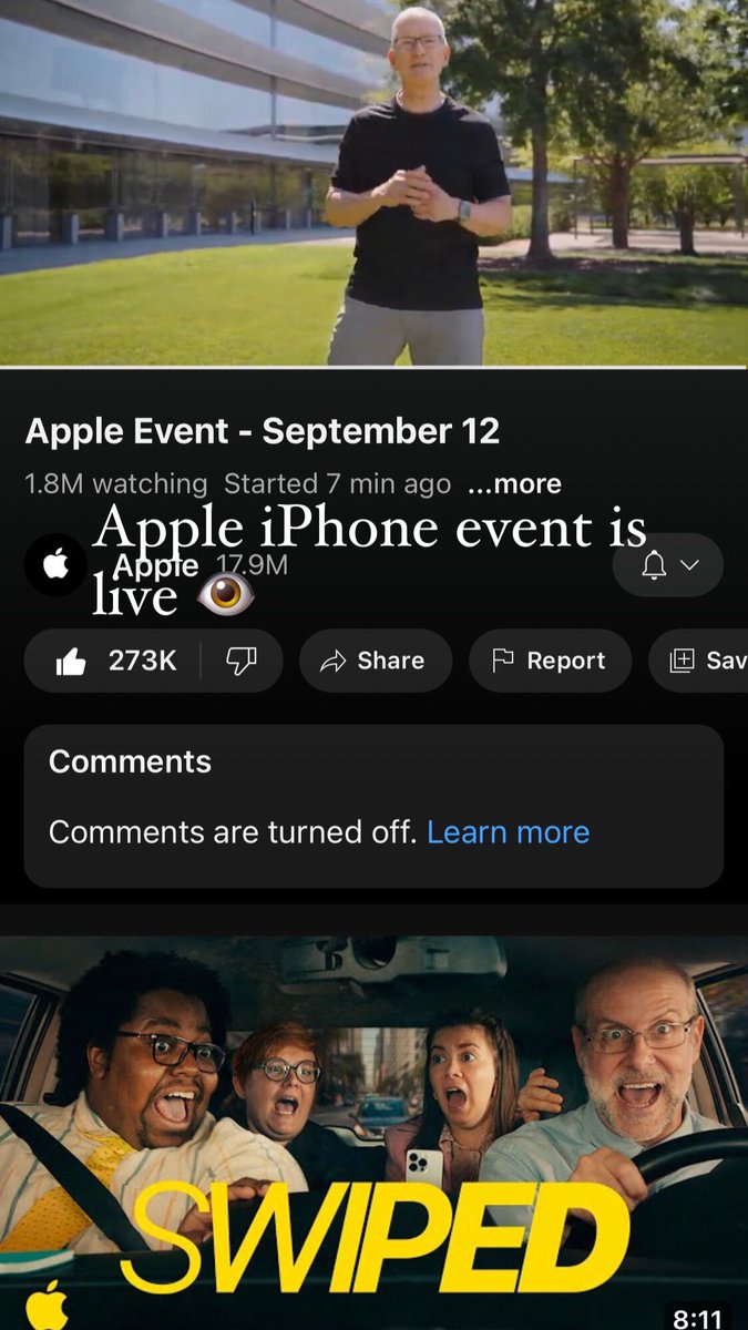 Tech_techi_'s tweet image. Apple event is live 😮
#Apple #AppleEvent #AppleEvent2023