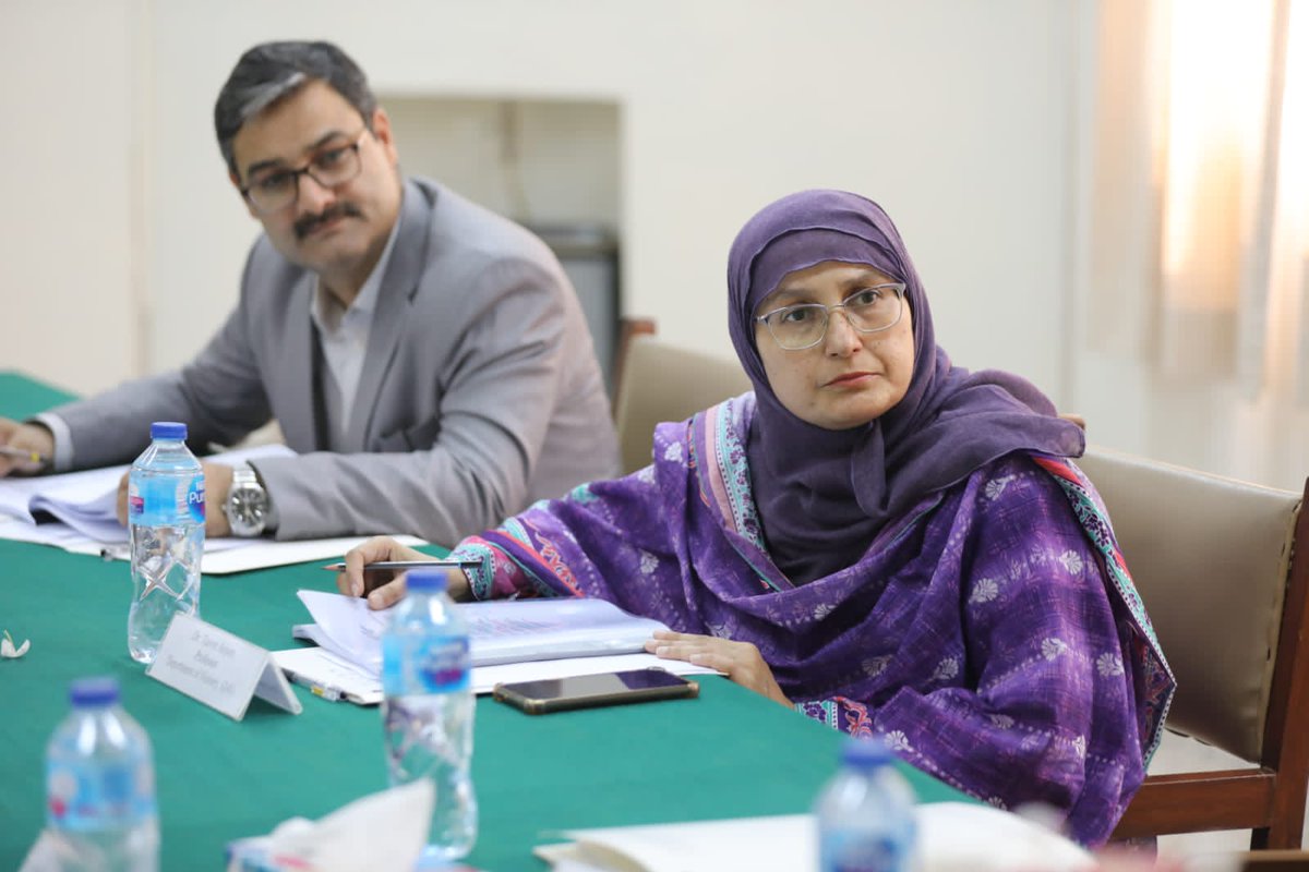 ascqau's tweet photo. The worthy Vice Chancellor Quaid I Azam University, Dr. Niaz Ahmed Akhter, chaired the board of governors Area study Centre for Africa, North and South America. https://t.co/pAoxc2Ry60