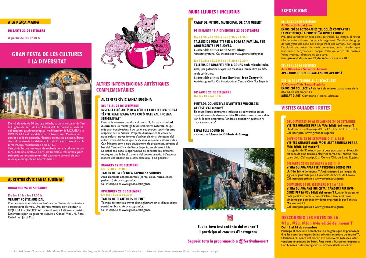 Tota la programació per a una setmana fantàstica!!
#MTNcolors