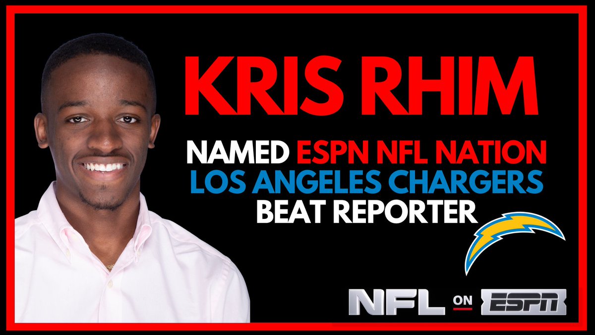 ESPNPR's tweet photo. Welcome to ESPN NFL Nation, @krisrhim1!

More on Rhim: https://t.co/2dq2jhba4r | #BoltUp https://t.co/0bbYoNKLqN