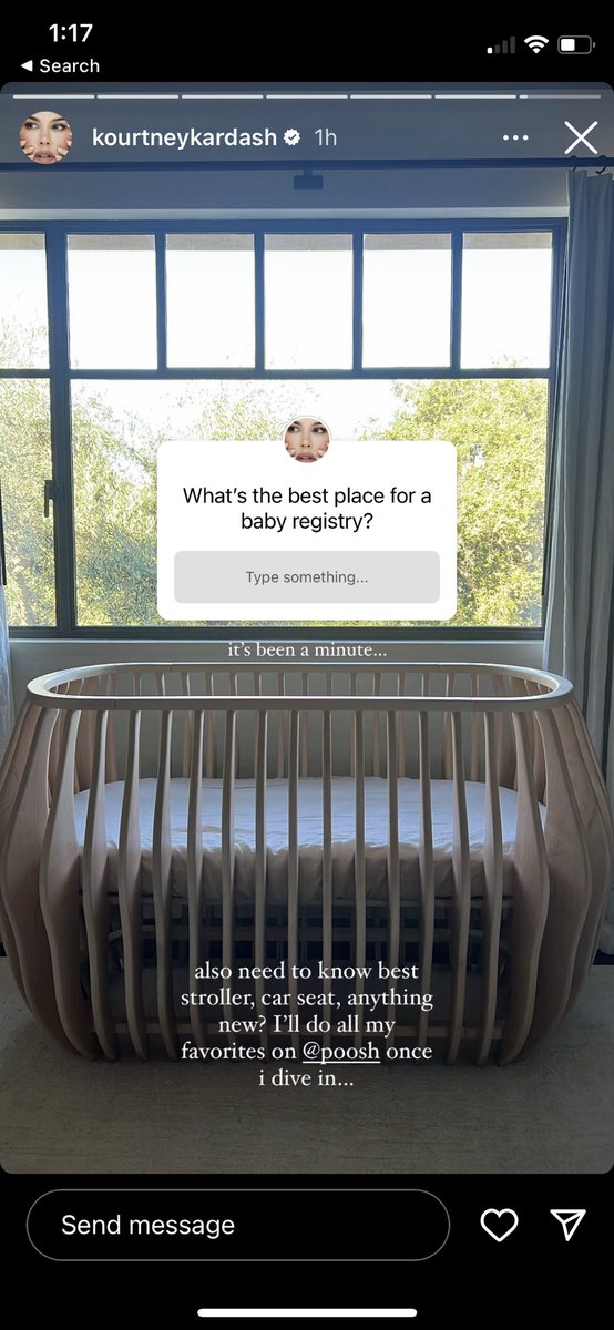 awwwds's tweet photo. I’m just not buying Kourtney K having a baby REGISTRY like cant she just buy everything herself?? https://t.co/orf8ki65TK