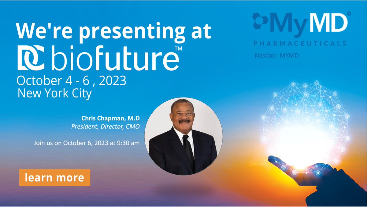 Q_CTechnologies's tweet image. Join us at BioFuture 2023! Mark your calendar for October 6th, 2023, at 9:30 AM, as Dr. Chapman takes the stage to share groundbreaking insights of MyMD-1 a breakthrough oral TNF-alpha inhibitor in clinical development. 
#HealthcareInnovation #InnovateWithUs  #BioFuture2023