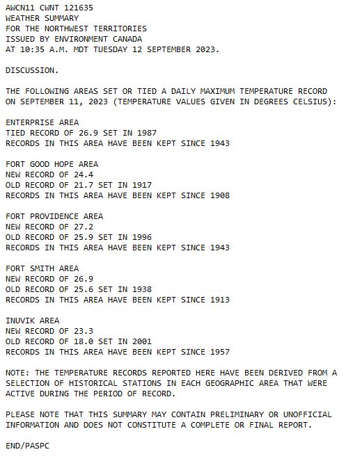 ECCCWeatherNT tweet picture