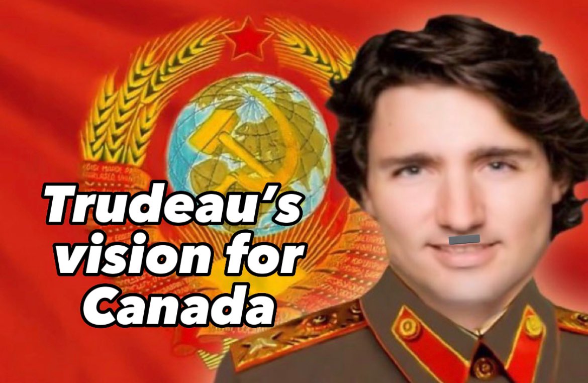 MapleSyrupNews's tweet photo. We had enough of the βTrudolfβ regime!!
#MakeCanadaFreeAgain #TrudeauDictatorship #TrudeauMustGo #TrudeauForPrison https://t.co/hzSJL7OGGn