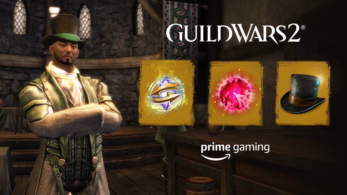 GuildWars2's tweet photo. New Loot Alert! Grab the #GuildWars2 Always Prepared Bundle from @Primegaming - starting now until October 10th! https://t.co/M3hFDidVnR https://t.co/H28n105Kti