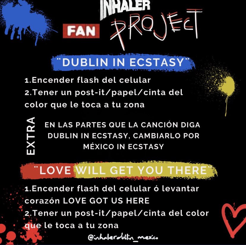 InhalerMexico's tweet image. FAN PROJECT MÉXICO 🇲🇽🇮🇪🪩✨🫶🏻 
13 SEPTIEMBRE- @InhalerDublin #auditoriobb #cdmx