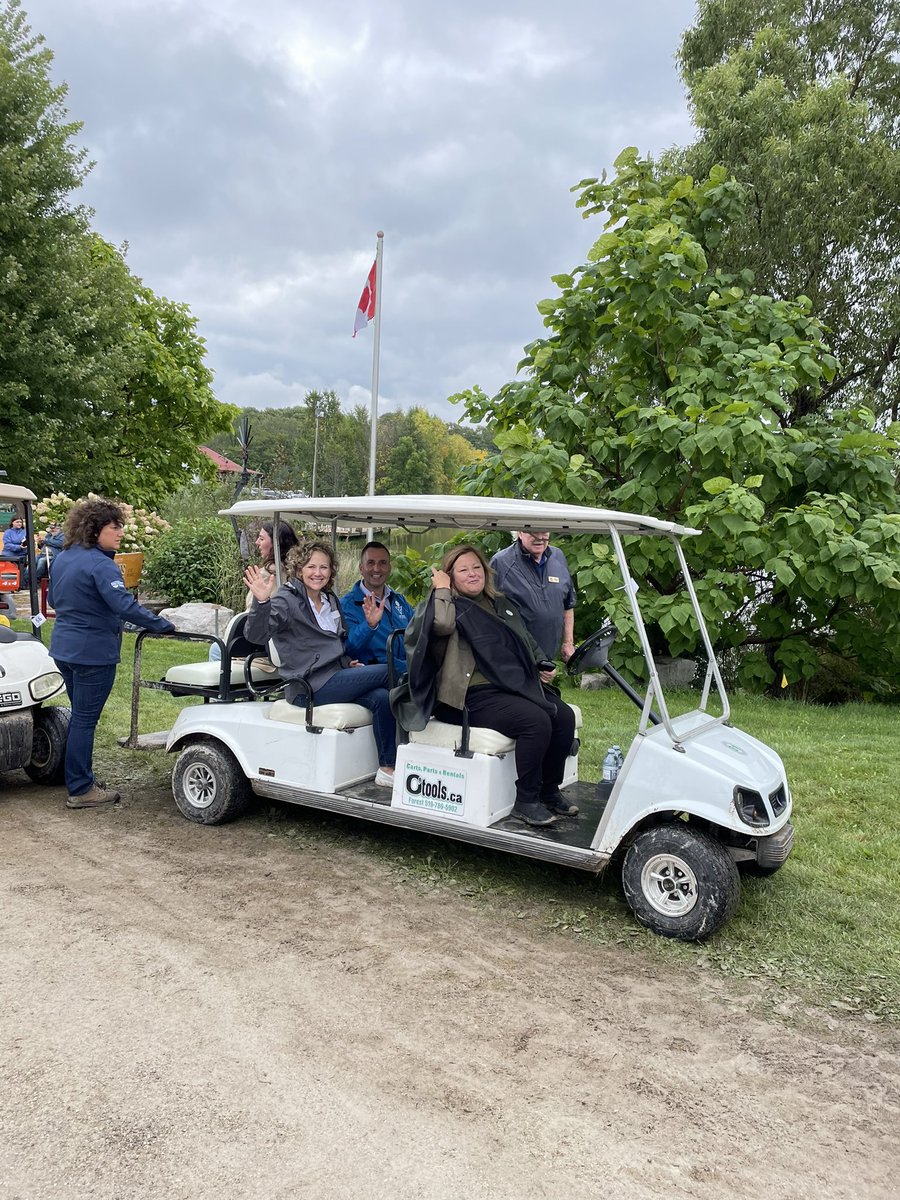 Great day #COFS23 Ag minister Lisa Thompson on tour with FCC COO, Sophie Perreault.  Another great start to a great showcase of Canadian agriculture <a href="/FCCagriculture/">Farm Credit Canada</a>
