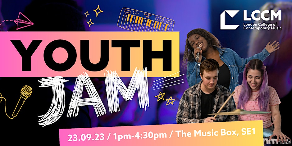 LambethMusicService (@lambethmusic) on Twitter photo The <a href="/lccmlondon/">LCCM London</a> return with another FREE Youth Jam opportunity for 14-18s on Saturday 23rd September 1-4.30pm at the Music Box, Union Street SE1.
Register for your free place in the link below.
eventbrite.co.uk/e/youth-jam-ti… The <a href="/lccmlondon/">LCCM London</a> return with another FREE Youth Jam opportunity for 14-18s on Saturday 23rd September 1-4.30pm at the Music Box, Union Street SE1.
Register for your free place in the link below.
eventbrite.co.uk/e/youth-jam-ti…