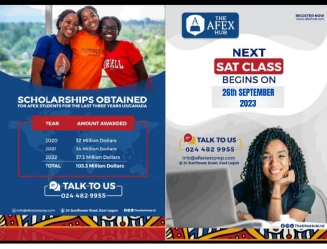 PrepAfex's tweet photo. Join us at AFEX Hub on 26th of September for the kickoff of our next SAT classes! Don't miss out on the opportunity of a lifetime to unlock global opportunities and study abroad through our institution.Let's turn your dream into a reality! https://t.co/Z03L3YB1AJ