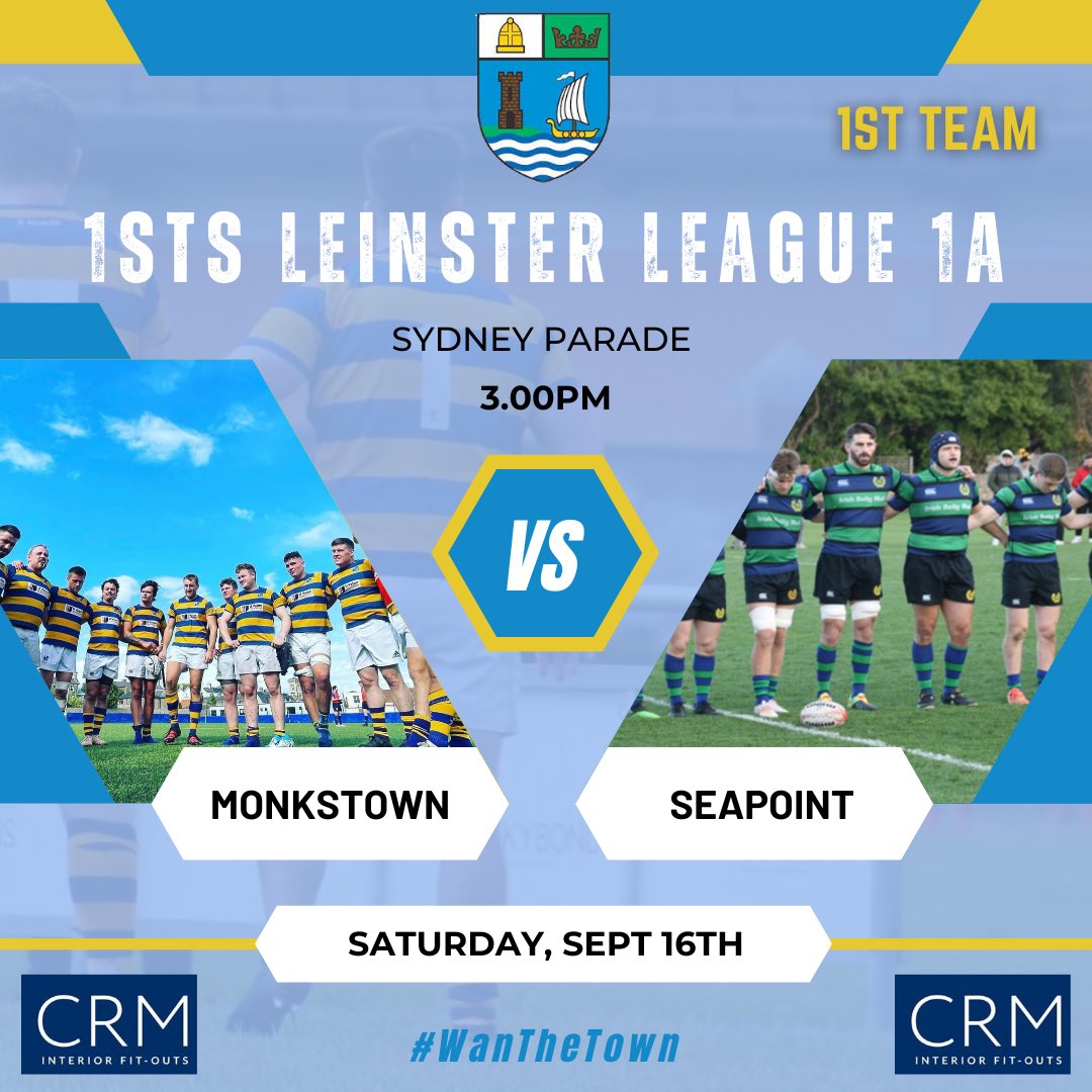 ⚠️ SENIOR FIXTURES THIS WEEK ⚠️

Our season returns with back-to-back clashes against @seapointrfc 

As always your support makes the difference!

#WantheTown