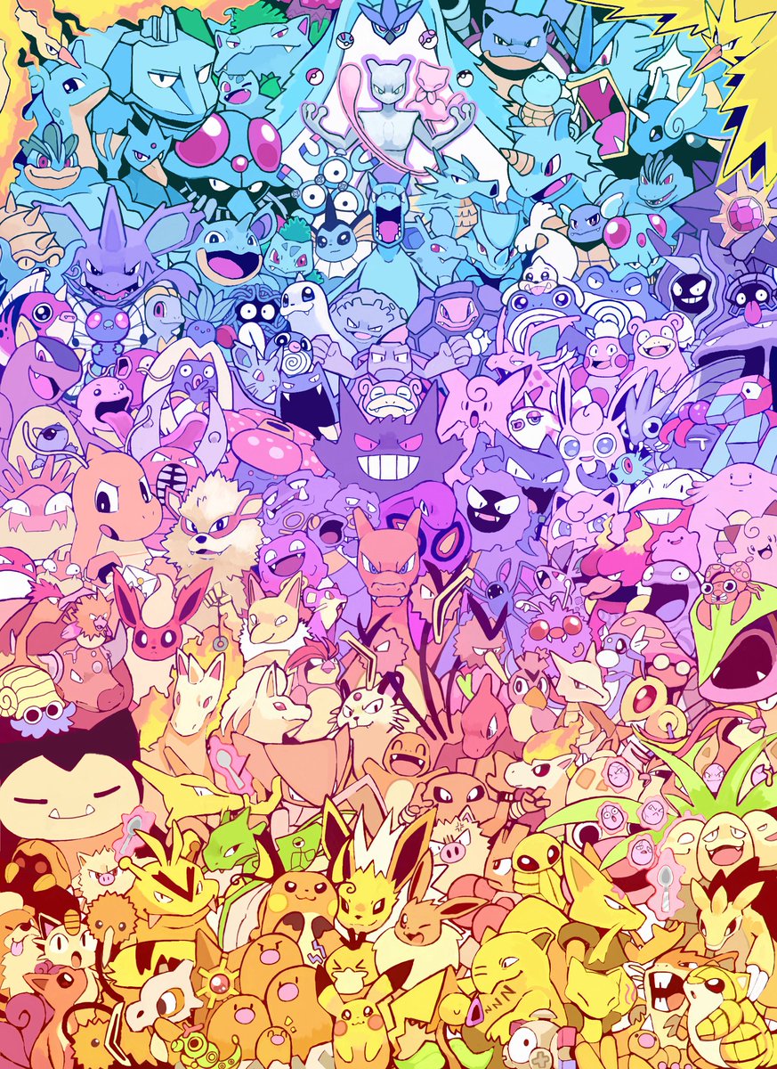 PaulDrawsArt's tweet photo. And so I have now drawn every Pokemon from Gen 1, 2 AND 3!!! https://t.co/REeOOsWaeS